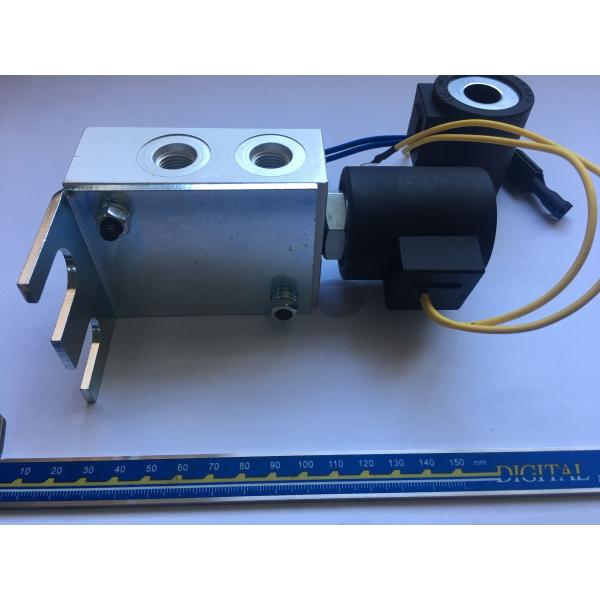 Válvula electromagnética hidráulica de dos posiciones de cuatro terminales