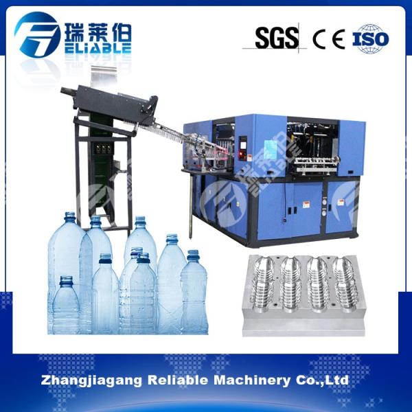 6 Cavities Plastic Bottle Production Machine 4600 KG Operate Consistently