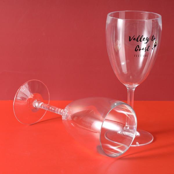 14oz Plastic Drink Glasses Hard Clear Plastic Wine Glasses For Party Bar Events