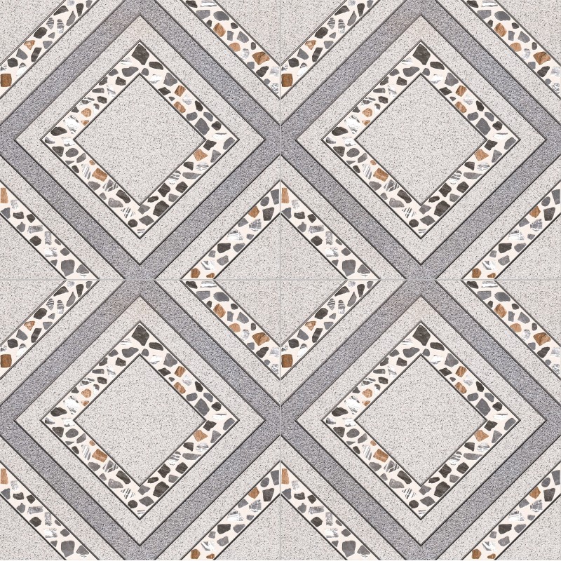 Light Gray Acid-Resistance 600x600mm Retro Outside Floor Paving Ceramic Tile For Countyard And Swimming Pool