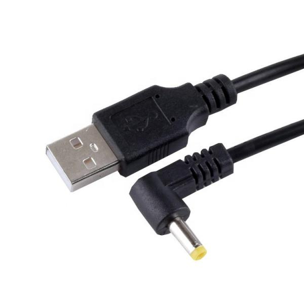 90 Degree Angle L Shape 1m USB to DC Male 4.0x1.7mm Extension Charger Cable