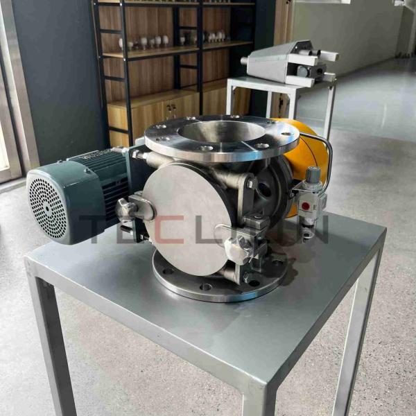 Valve d'alimentation rotative de l'entrée de l'écluse à roulement exposé en acier inoxydable