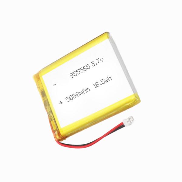 3.7 V 5000mAh Rechargeable Lithium Battery 955565 Lipo 18.5Wh
