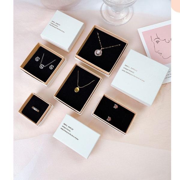 Cardboard Rigid Ring Earring Necklace Jewelry Watch Gift Box Custom Printing