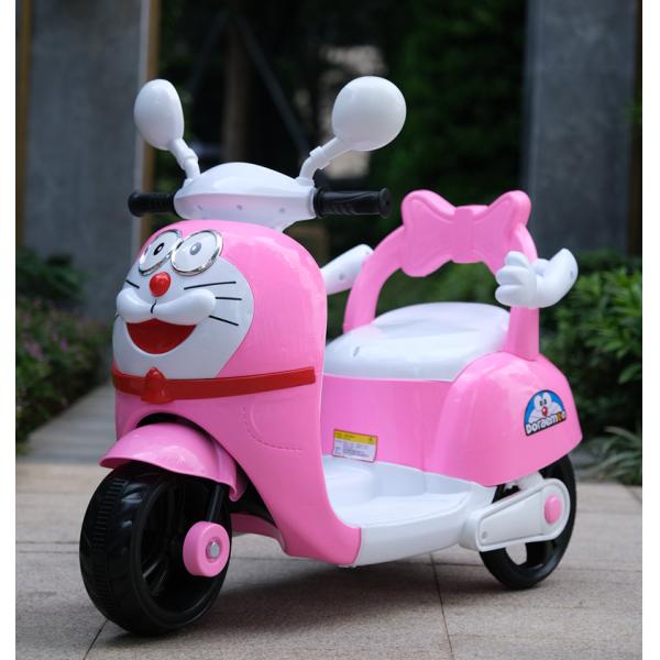 Детский трехколесный мотоцикл с прохладным освещением