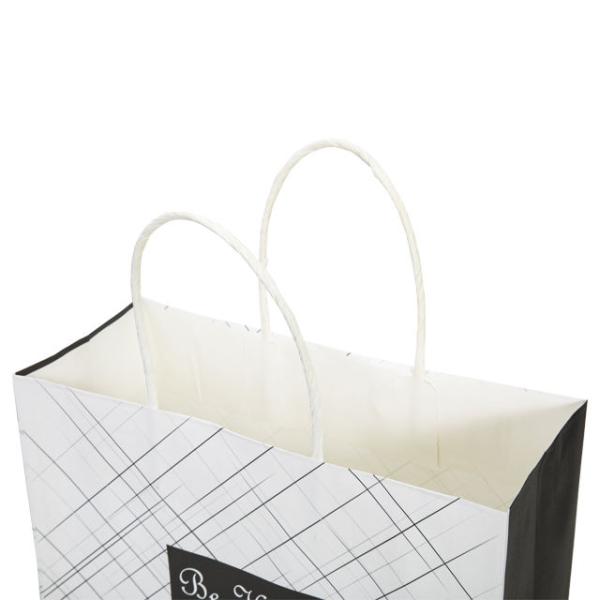 Embalaje de comida para llevar de colores personalizados sostenibles Bolsa de papel Kraft con mango 16x6x12 pulgadas