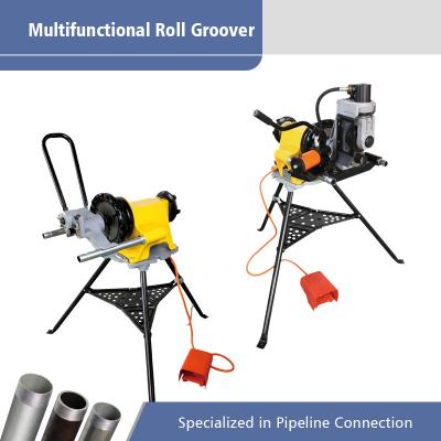 Electric Pipe Machine Portable Roll Groover with Multifunctional Power Drive