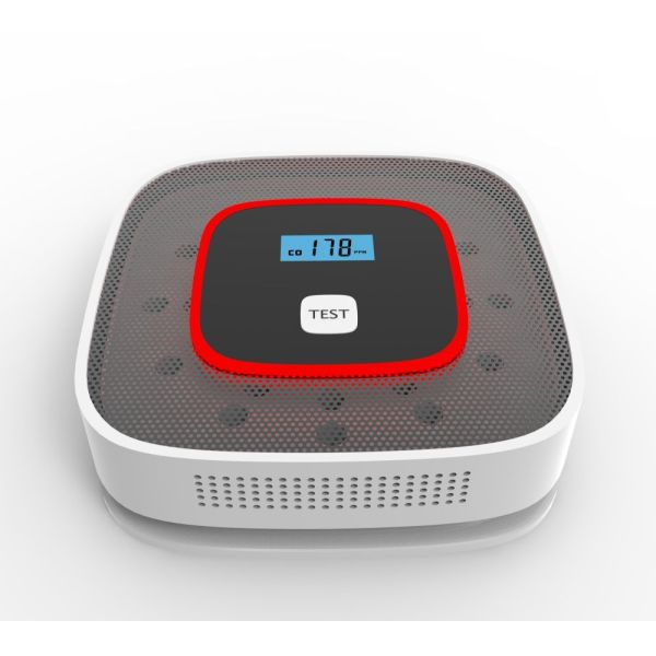 Voice Carbon Monoxide Alarm with Customizable Voice Prompt