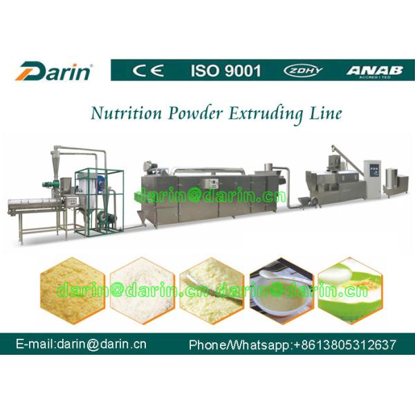 Máquina/comida para bebé nutritivos da extrusora do alimento da capacidade alta que faz a máquina