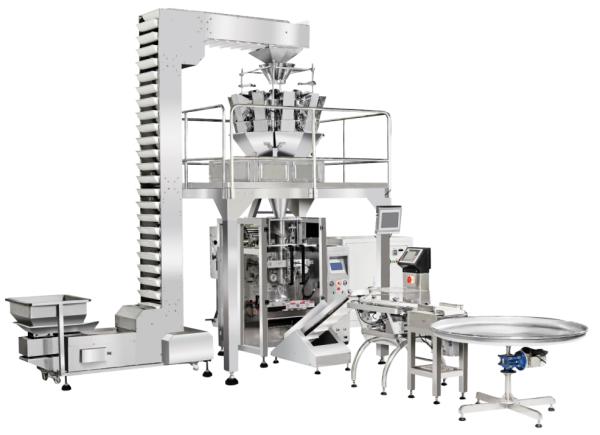 LC-520A VFFS Packaging Machine vertical form fill seal system ideal for packaging snacks grains coffee and other food products