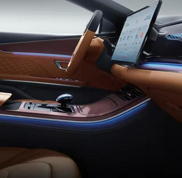 Adult Electric Car Byd Han EV English Dashboard and Closed Body Type with English