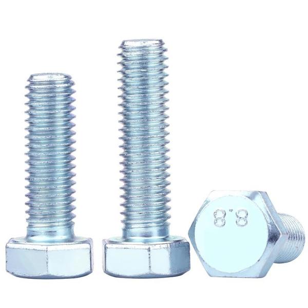 ISO Hex Stainless Steel Hex Head Bolts 10.9 M8 M10 M12 M14 Zinc Plated Fastener