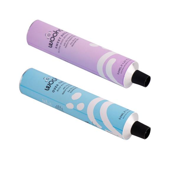 Custom Labeled Aluminum Soft Hand Cream Tube Cosmetic With Screw Top Cap