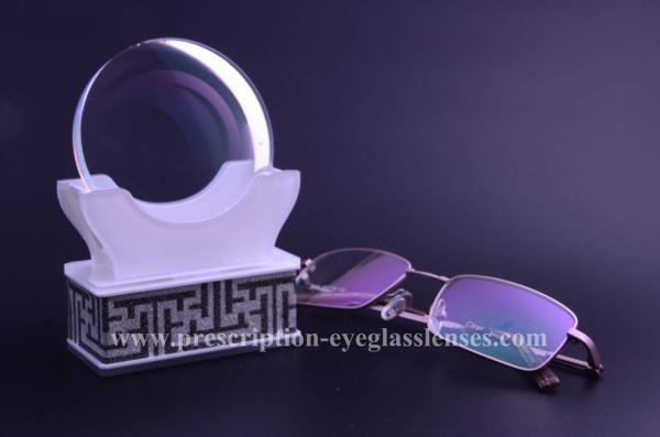 1.60 Index Anti Glare Anti Blue Lens Blank , HMC Clear Blue Blocker Lens Blanks