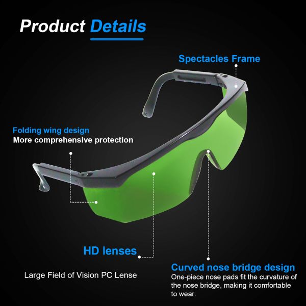 Industrial Laser Protective 808 Diode Shade 5 Cly Make Glassed Welding Z87 Ipl Beauty Operator Protect Laser Safety Glasses