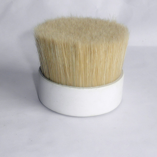 Boiled pig bristles mixed PET filaments