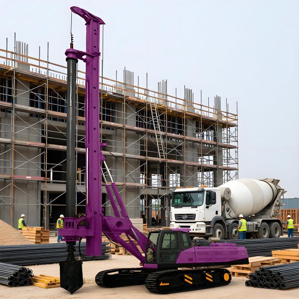 Rotary Drilling Rig Borehole Depth 20m Highway Municipal Construction Drilling Equipment Portable Drilling Rig