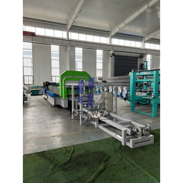 High Speed 1110 Glazed Tile Production Line with 16 Roll Forming Stations 11kw Servo Motor PLC Control