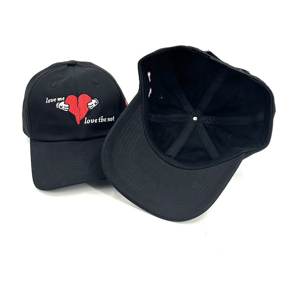 Unstructured Cotton Low Profile Dad Cap Adjustable Custom Embroidery Baseball Cap