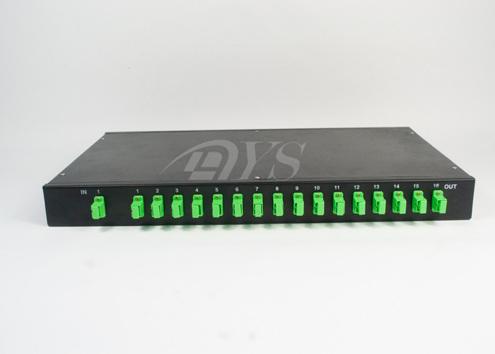 Потеря коробки Маунта шкафа Splitter стекловолокна PLC SC/APC 1*16 низкая сверхнормальная