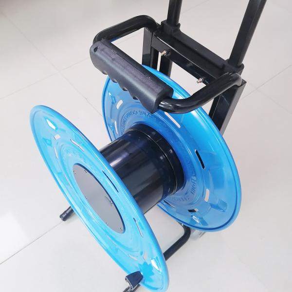 460mm Foldable Metal Spool Cable Reel Cart With Cable Release And Brake