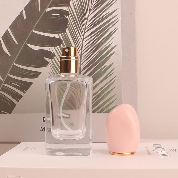 50ml Portable Perfume Glass Bottle Spray Travel With Fine Processing Polishing