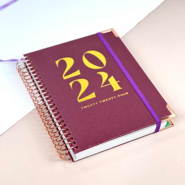 Custom Printed Spiral Nursing Planner Agendas 2025 Printing