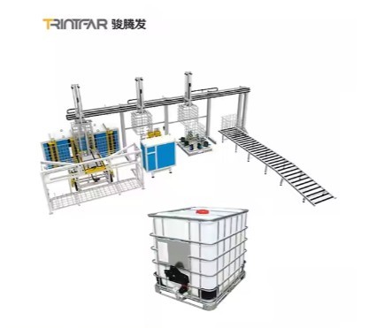 IBC ton barrel frame production line (equipped with bending machine) fully automated / automated operation guide /fully automatic ton barrel production line / factory direct production and sales equip