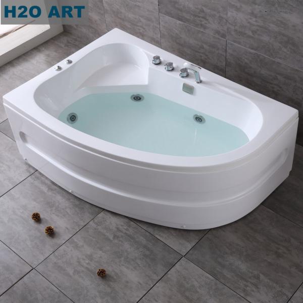 Corner Massage Bathtubs Simple Function Whirlpools Baths for Comfortable Experience