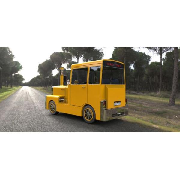 Поезд мест силы 62 бензина мини Trackless, езда на туристском поезде для привлекательностей