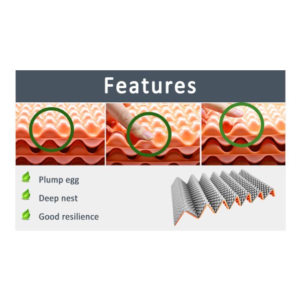 Radiant Heat Reflective Closed Cell Foam Pad Mountaineering Expedition Pad