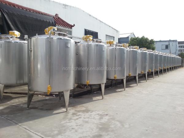 2000L Milk Processing Stainless Steel Yogurt Incubation Tank for Customized Processing