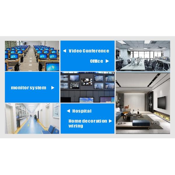 LSZH 24AWG UTP CAT5E Cable Solid Bare Copper Network Cable 1000FT