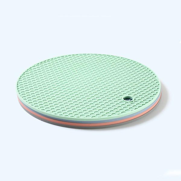 Logo Round Silicone Tea Cup feito sob encomenda Mat Silicone Coaster For Drink