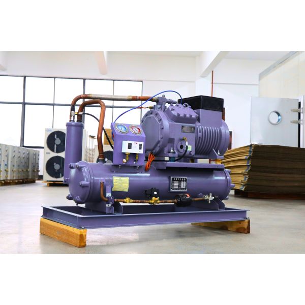 Easy-Maintenance Copeland Scroll Compressor Condensing Unit | Water-Cooled for Industrial Refrigeration