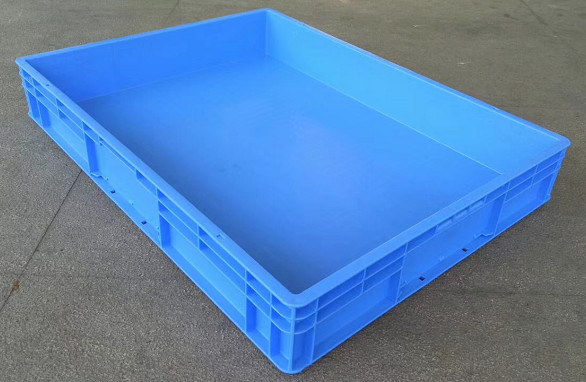 800*600*120 mm Virgin PP or PE Plastic Stacking Containers  /  Euro Stacking Boxes