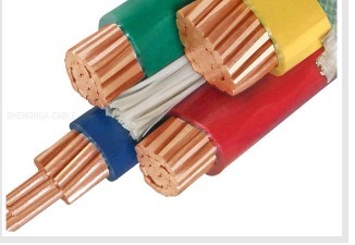 1000V Copper Conductor PVC Insulated Cables Customized With Three Half Core