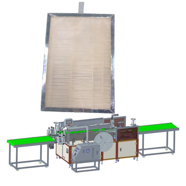 L100mm L500mm Air Filter Making Machine CE Filter Production Equipment