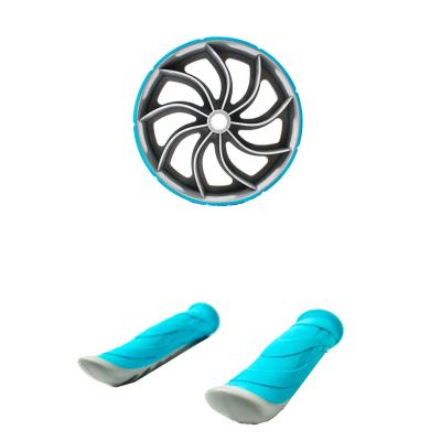14in Exercise AB Wheel Roller Exercise Equipment Nonslip Handles In Office