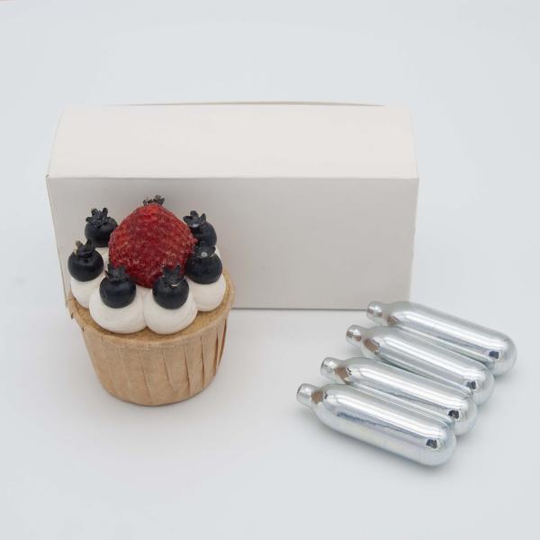 Dessert Tools 8g Cream Whipper Charger 24pk Silver Plating