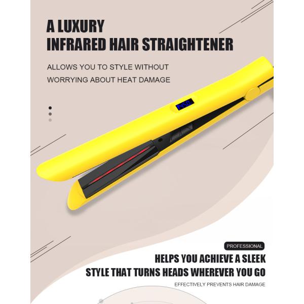 титан утюга регулируемой температуры 35W ультракрасный плоский покрывает соответствующее для всех волос