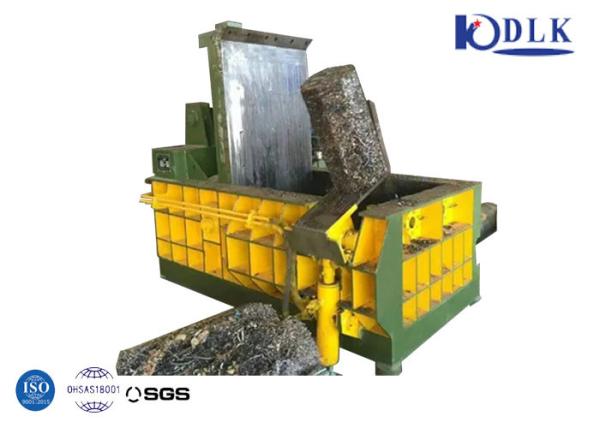 Auto Scrap Aluminum Cans 15kw Hydraulic Baler Machine