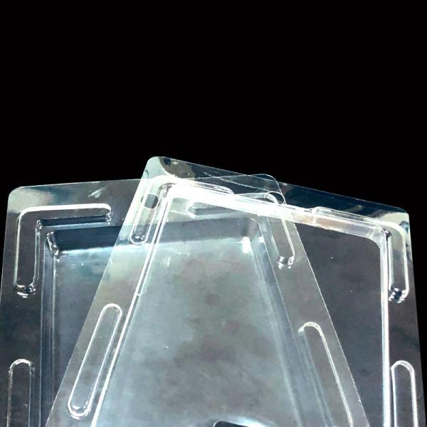 Custom Clear PET Snap Lock Packaging for Flat Mop Secure Two-Piece Design