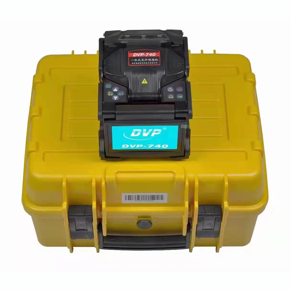 Splicer сплавливания волокна FTTH FTTX, машина кабеля DVP 740 соединяя