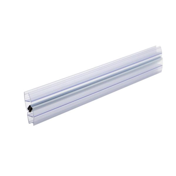 Faixa de vedação impermeável de PVC magnético sem enquadramento para porta deslizante de chuveiro de vidro de 6mm 8mm 10mm