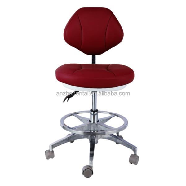 360 graus de rotação assistente dentário cadeira confortável assento banquinho dentista com encosto