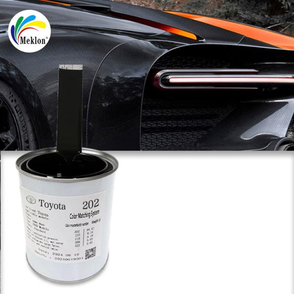 High Gloss Black 1K Repair Paint for Metal Surfaces