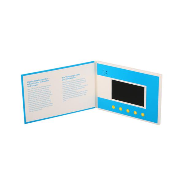 Cartão video portátil do encarregado do envio da correspondência de 4,3 polegadas com o OEM video da definição da tela 480×272