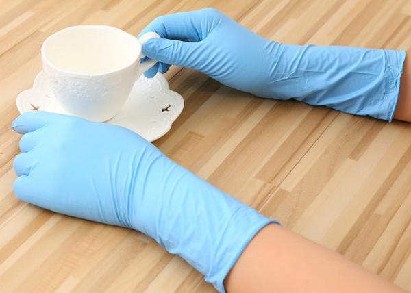 Excellent Latex Disposable Plastic Gloves Degradable Eco Friendly