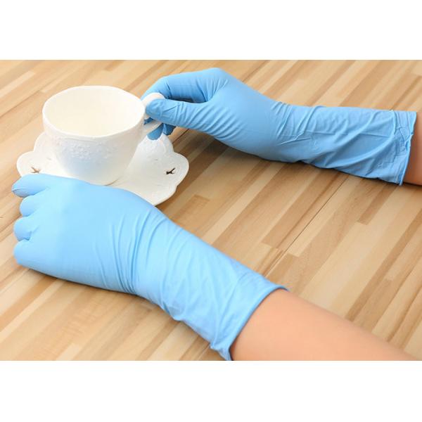 Blue Disposable Medical Gloves Health  Beauty Salons And Food Use